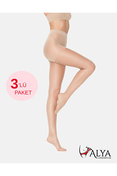 ALYA UNDERWEAR Women's Pantyhose, Shiny Thin, 15 Denier, Fit