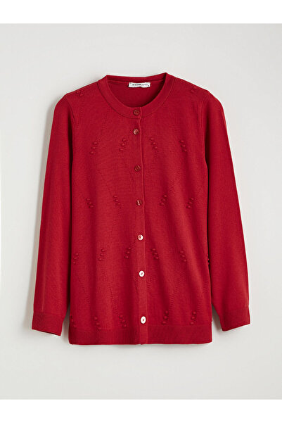 LC Waikiki Sparkling Selections from Shining Store | Crew Neck Women's Knitwear Cardigan