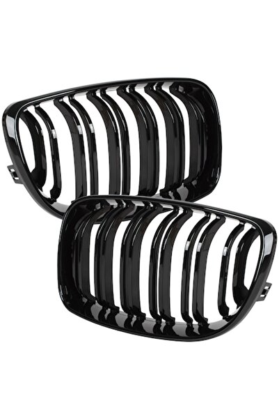 Autowag Grilă față pentru BMW Seria 1 (E81/E82/E87/E88) 2007-2011, Negru lucios