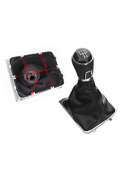 Autowag Manetă schimbător de viteze pentru Volkswagen Passat B6/B7/CC, neagră...