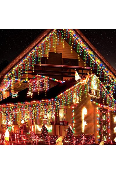 eNoelle Χριστουγεννιάτικη εγκατάσταση Fringe, 25 m, 500 LED, 8 εφέ φωτισμού, ...