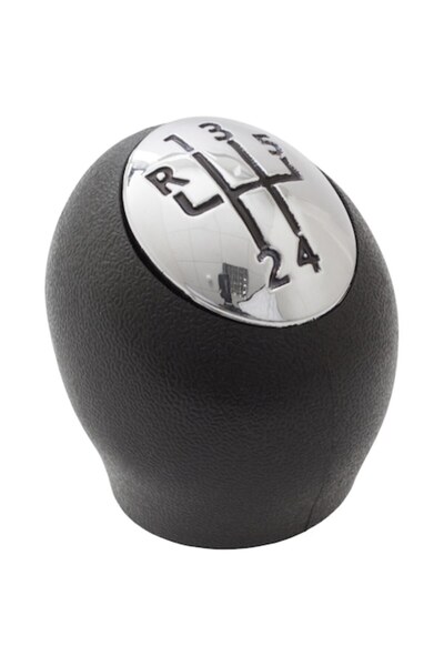 Autowag Manetă schimbător de viteze, Autowag, 5+R, negru cu detalii cromate, ...