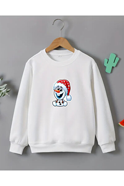 haha New Year's Themed Printed Long Sleeve T-Shirt for Children
