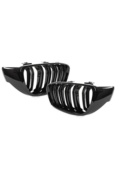 Autowag Set de 2 grile auto pentru BMW F32/F33/F36, negru lucios, 2013-2018