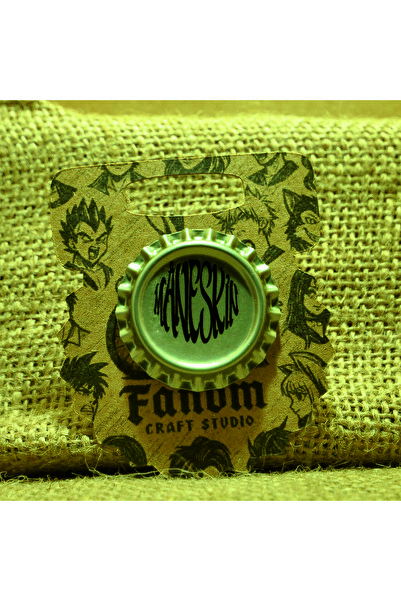 Fanom MANESKİN-Özel Tasarım Gazoz Kapağı Rozet Koleksiyonu