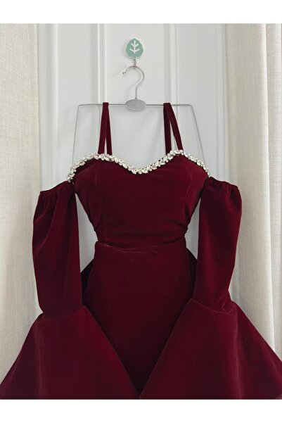 Bailsan short burgundy dress