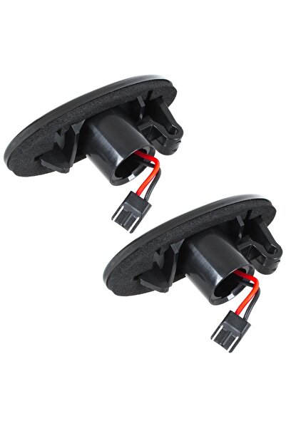 Autowag Dynamic LED side indicators, set of 2, smoke black, for Nissan models