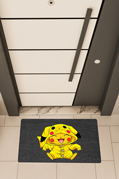 Dormot High-Quality Digital Printing, Standard Pikachu-Themed Door Mat