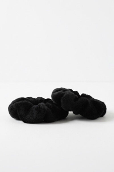 Jaida Moda Women's Elastic Velvet Scrunchies Set of 2 – Stylish and Comfortable Hair Accessory