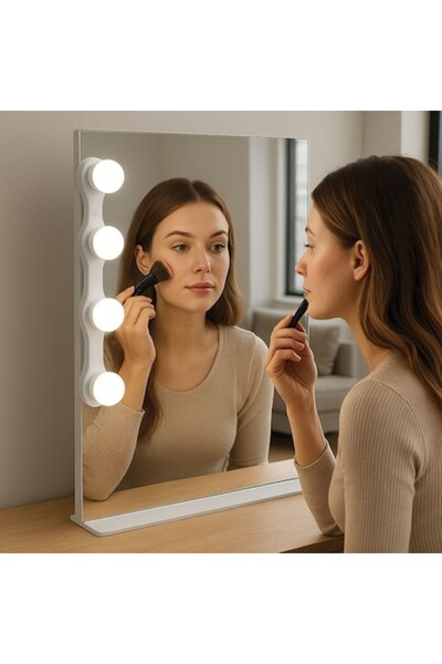 Tessari LED mirror lamp, 20 cm, 4-bulb, built-in