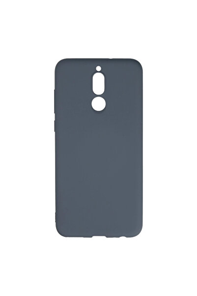 eco port حافظة متوافقة مع هاتف هواوي ميت 10 لايت، سيليكون مخملي داخلي - رمادي