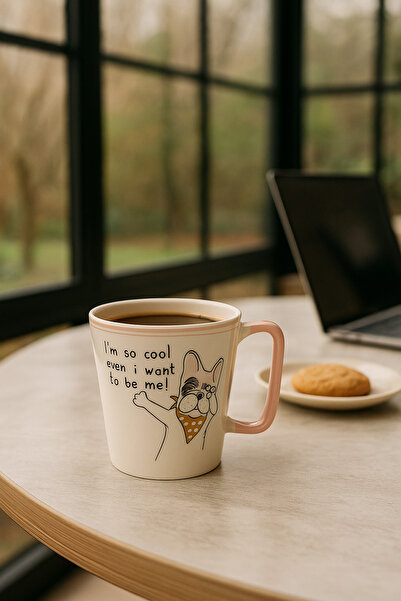 uğurlu dükkan French Bulldog Mug with Handle