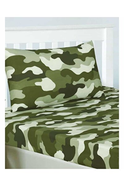 Pricerighthome Camouflage Army Sheet Set, 2 pieces – mattress cover and pillowcase