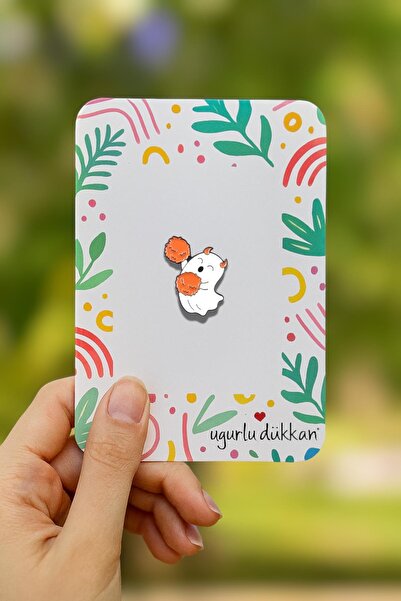 uğurlu dükkan Maskot Hayalet Rozeti