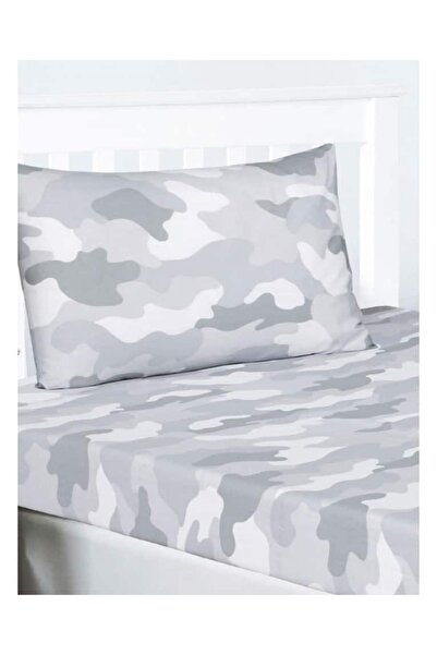 Pricerighthome Army Camouflage Sheet Set, Gray, 2 pieces – mattress cover and pillowcase