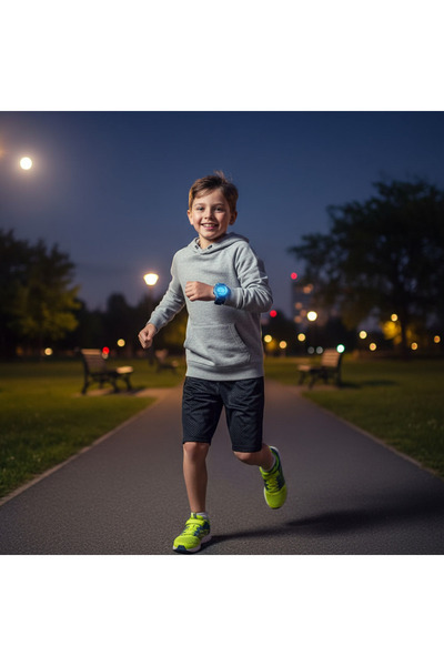 Skmei Digital Watch for Kids – Sports, Alarm, Stopwatch, Water Resistant, Light Blue