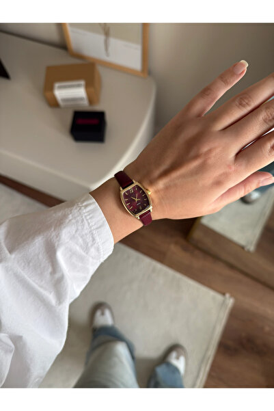 RoseandRoses Rahyes Minimal Leather Strap Women's Wristwatch