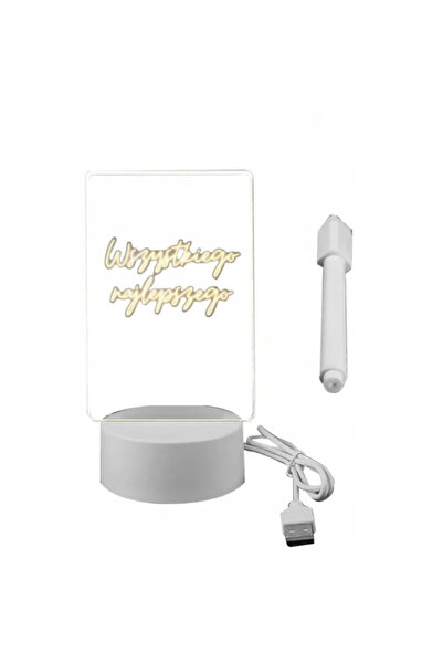 Gonga Night light, 3 lighting modes, transparent panel for writing board and pen, Gonga®