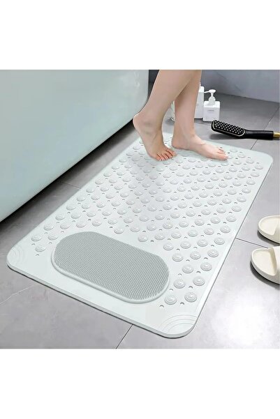 MAİN SHOP Bath and Shower Anti-Slip Mat with Suction Cups for Shower Cabin Bathtub 36X69.5 cm M-162