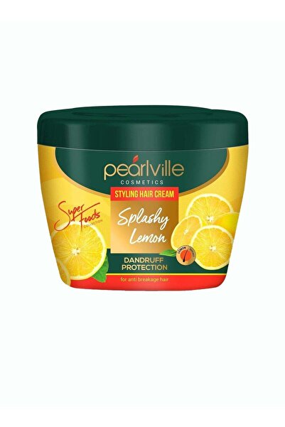 Pearlville كريم تصفيف الشعر برائحة الليمون - ٣٠٠ مل | ترطيب ولمعان وتحكم