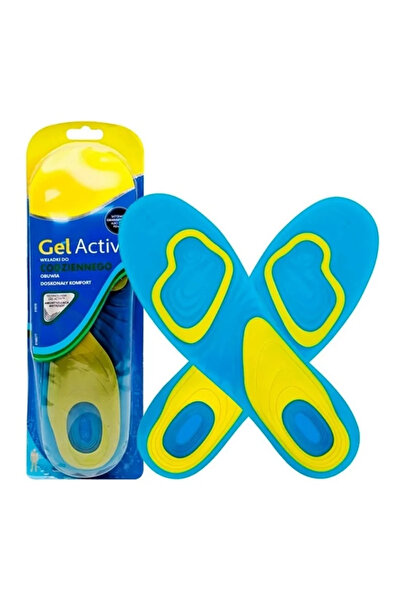 Gonga Gel shoe insoles, orthopedic, reduce fatigue and pressure, Gonga® Blue 42-46