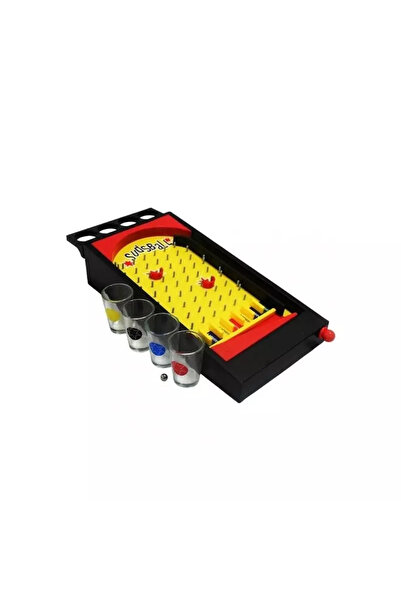 Gonga Pinball game with shot glasses, Gonga® Yellow