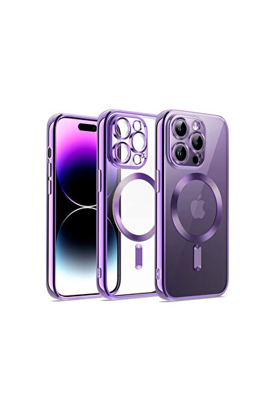 eco port جراب آيفون 12 برو كروس مغناطيسي آمن - أرجواني