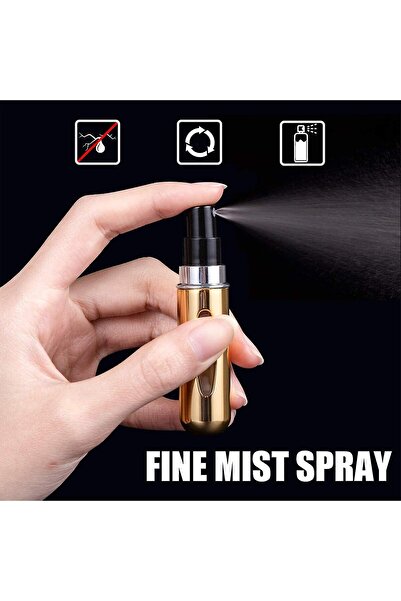 Tessari Gold 5 ml Perfume Spray Bottle