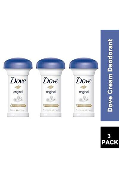 Dove Original Moisturising Cream Deodorant 50ml - 3 PACK