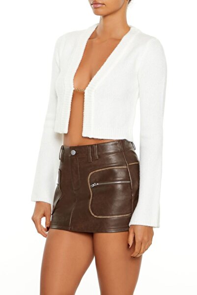 Forever 21 Zincir Detaylı Düğmesiz Hırka