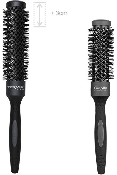 Termix Evolution XL Round Hairbrush Ø43 mm, 3cm longer, ionized fibers, B-4096