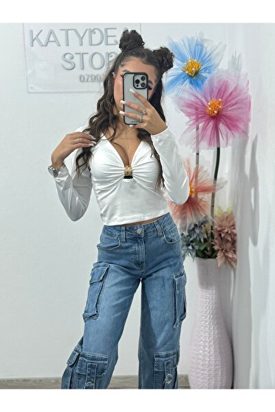 KATYDEA STORE WideLeg jeans with pockets Denisa