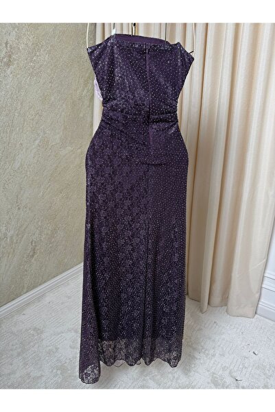 MALAZ A tiered dress and sequins