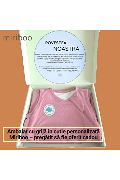 Miriboo Sleeping Bag for Babies and Children 0-6 and 6-12 months, Winter, 1.5 TOG, BAMBOO, Temperature Indicator