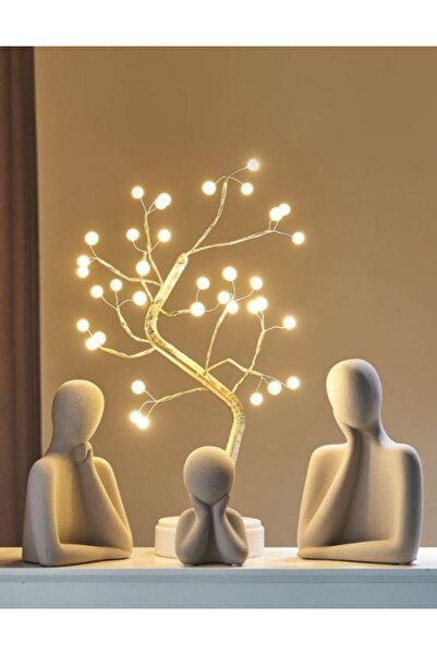 SZN HOME DESİGN Dekoratif İki Çocuklu Aile Biblo