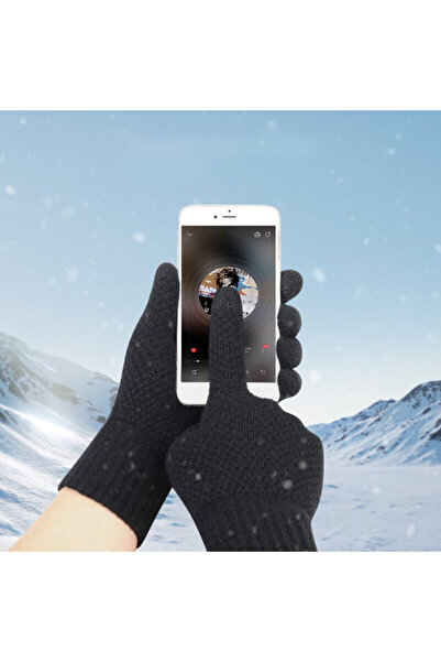 Techsuit Men's gloves Techsuit, black, 22 cm, ST0013