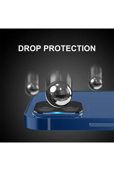 Techsuit Full Glass Camera Protector for iPhone 17 Pro Max, silver