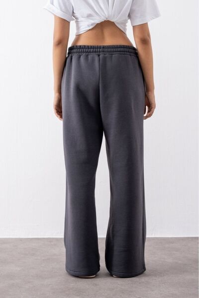 gothamvibes Γυναικείο Chill Φαρδύ Φούτερ Ανθρακί Φούτερ