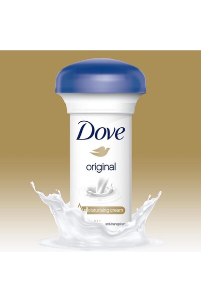 Dove Original Moisturising Cream Deodorant 50ml - 3 PACK