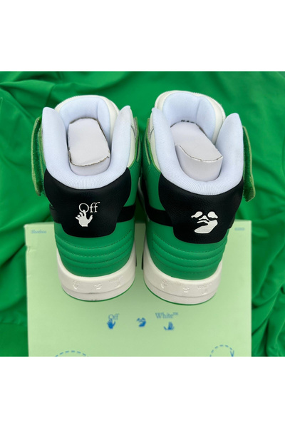 OFF WHITE Off-White Out Of Office High Green-Black Sports Shoes Green Black