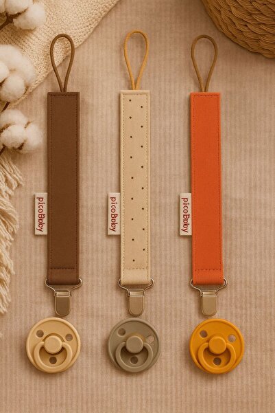 Pico Baby Emzik Askısı - Emzik Zinciri - Emzik Tutacağı 3'lü Set