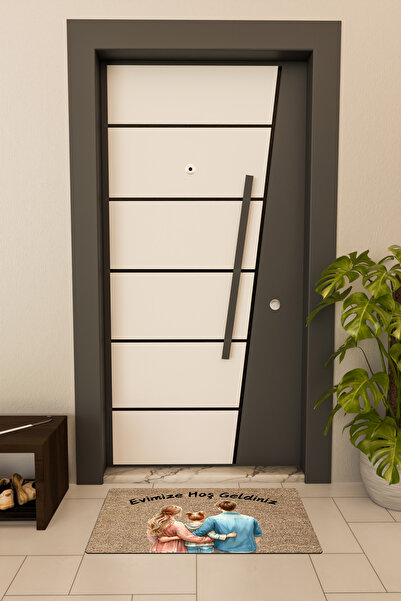 Dormot High-Quality Digital Printing, Welcome to Our Family and Home Themed Doormat