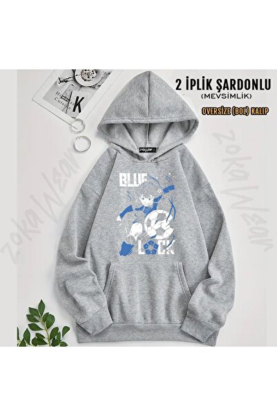 ZOKAWEAR Bachira Meguru v8 Принтирана суитшърт с качулка (2-слойна)