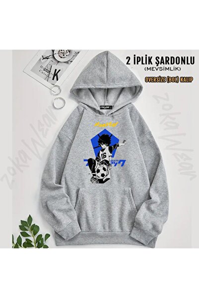 ZOKAWEAR Bachira Meguru v10 Štampano Sa kapuljačom Dukserica (2 niti)