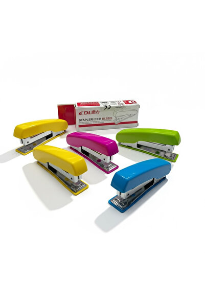 dl آلة تدبيس فاخرة بألوان نيون DL220 مناسبة لسلك التدبيس رقم 10