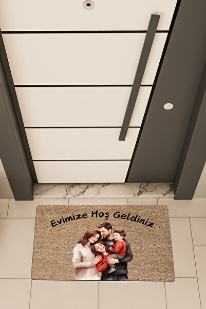 Dormot High-Quality Digital Printing, Welcome to Our Family and Home Themed Doormat