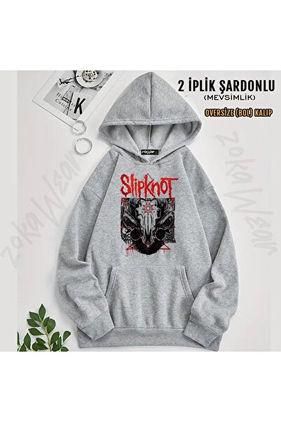 ZOKAWEAR Slipknot v2 Štampano Sa kapuljačom Dukserica (2 niti)