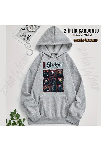 ZOKAWEAR Slipknot v13 cu imprimeu cu glugă Swea tricou (2 fire)