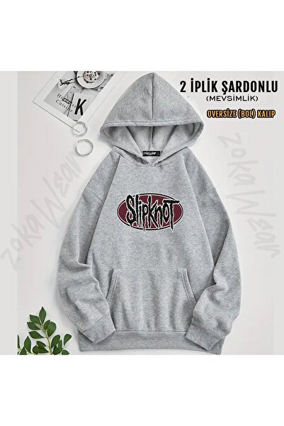 ZOKAWEAR Slipknot v50 cu imprimeu cu glugă Swea tricou (2 fire)