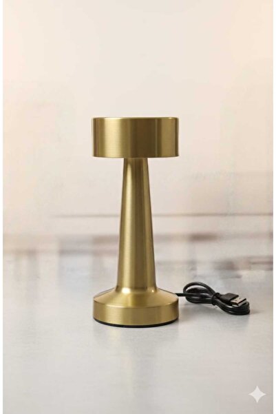 BAROTTİ Şarjlı Dokunmatik Led Masa Lambası Usb Kablolu Abajur Ve Gece Lambası...